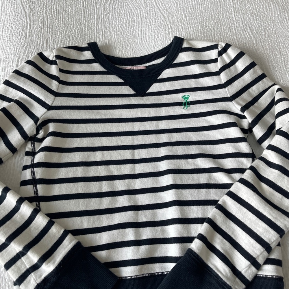 Juicy couture striped crew neck sweatshirt - Picture 2 of 7